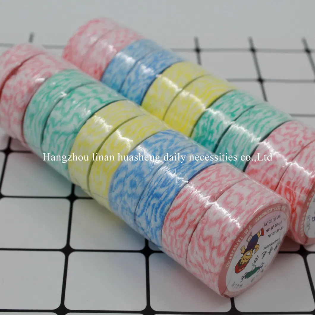 Multicolored Compressed Towel 4.5dia Face Cotton Tissue Nonwoven